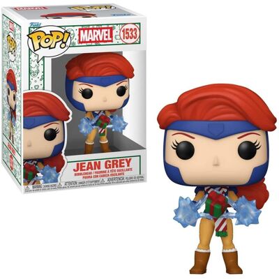 Funko - Pop! Marvel Holiday Divas: Jean Grey - Multicolor Funko - Pop! Marvel Holiday Divas: Jean Grey - Multicolor