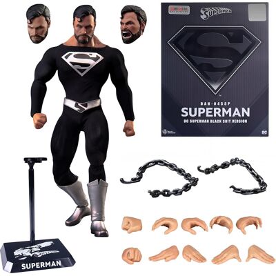 Beast Kingdom - DC Comics Dynamic 8ction Heroes DAH-45SP Superman ( Suit Ver.) - Black Beast Kingdom - DC Comics Dynamic 8ction Heroes DAH-45SP Superman ( Suit Ver.) - Black