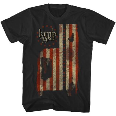 PopMarket - Lamb of God - Lamb of God - Pure American Metal Flag T-Shirt - XL Black TS4410LAMA4 - APPAREL - Multicolor PopMarket - Lamb of God - Lamb of God - Pure American Metal Flag T-Shirt - XL Black TS4410LAMA4 - APPAREL - Multicolor