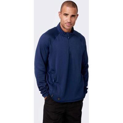 Mobile Warming - Men's Element Mid-Layer Heated 1/4 Zip LS Shirt - Blue Mobile Warming - Men's Element Mid-Layer Heated 1/4 Zip LS Shirt - Blue