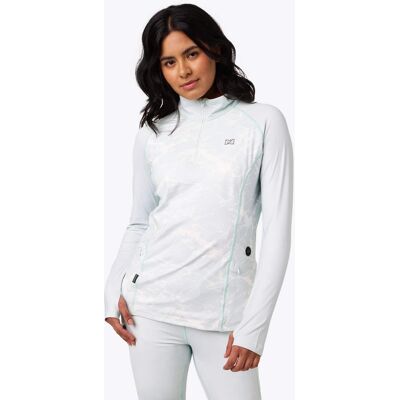 Mobile Warming - Women's Proton 2.0 Baselayer Heated Shirt - Ice Blue Mobile Warming - Women's Proton 2.0 Baselayer Heated Shirt - Ice Blue