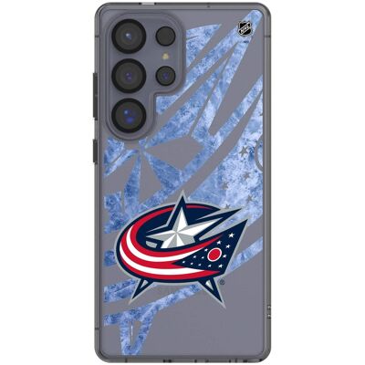 Keyscaper - NHL - Columbus Blue Jackets Galaxy Clear Ice Case - S24 - Multicolor Keyscaper - NHL - Columbus Blue Jackets Galaxy Clear Ice Case - S24 - Multicolor