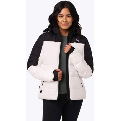 Mobile Warming - Women's Crest 2.0 Heated Jacket - Black/White Mobile Warming - Women's Crest 2.0 Heated Jacket - Black/White