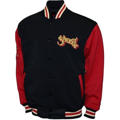 PopMarket - Ghost - Ghost - Logo - Varsity Fleece Jacket - XL Black M2451GHA4 - APPAREL - Multicolor PopMarket - Ghost - Ghost - Logo - Varsity Fleece Jacket - XL Black M2451GHA4 - APPAREL - Multicolor