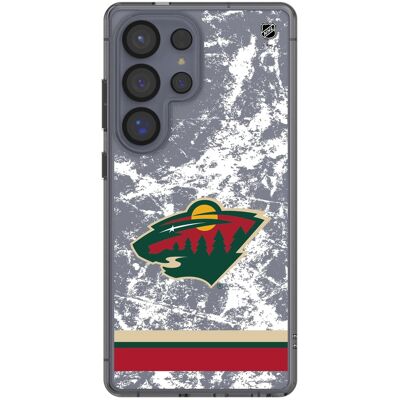 Keyscaper - NHL - Minnesota Wild Galaxy Stripe Clear Ice Case - S24 - Multicolor Keyscaper - NHL - Minnesota Wild Galaxy Stripe Clear Ice Case - S24 - Multicolor