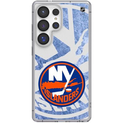 Keyscaper - NHL - New York Islanders Galaxy Clear Ice Case - S24 - Multicolor Keyscaper - NHL - New York Islanders Galaxy Clear Ice Case - S24 - Multicolor