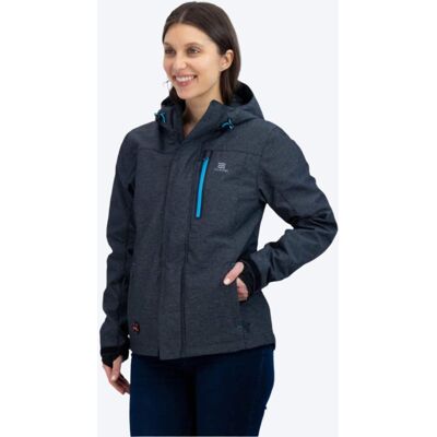 Mobile Warming - Women's Adventure Heated Jacket - Heather Grey Mobile Warming - Women's Adventure Heated Jacket - Heather Grey