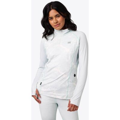 Mobile Warming - Women's Proton 2.0 Baselayer Heated Shirt - Ice Blue Mobile Warming - Women's Proton 2.0 Baselayer Heated Shirt - Ice Blue
