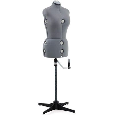 Singer - DSF151MLGR Adjustable Dress Form- Medium/Large - Gray Singer - DSF151MLGR Adjustable Dress Form- Medium/Large - Gray