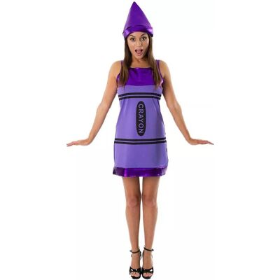 Busy Bee - Women's Crayon Costume Dress - X-Large - Purple Busy Bee - Women's Crayon Costume Dress - X-Large - Purple