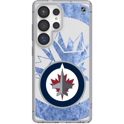 Keyscaper - NHL - Winnipeg Jets Galaxy Clear Ice Case - S24 Ultra - Multicolor Keyscaper - NHL - Winnipeg Jets Galaxy Clear Ice Case - S24 Ultra - Multicolor