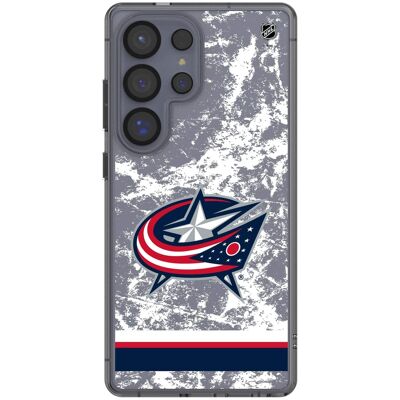 Keyscaper - NHL - Columbus Blue Jackets Galaxy Stripe Clear Ice Case - S24 Ultra - Multicolor Keyscaper - NHL - Columbus Blue Jackets Galaxy Stripe Clear Ice Case - S24 Ultra - Multicolor