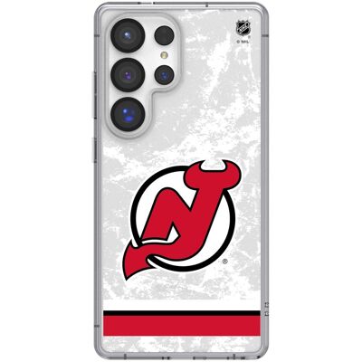 Keyscaper - NHL - New Jersey Devils Galaxy Stripe Clear Ice Case - S24 Ultra - Multicolor Keyscaper - NHL - New Jersey Devils Galaxy Stripe Clear Ice Case - S24 Ultra - Multicolor