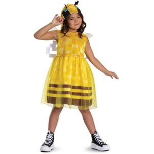 Disguise - Minecraft Bee Girl Hooded Child Costume Dress Small 4-6x - Multi-Colored Disguise - Minecraft Bee Girl Hooded Child Costume Dress Small 4-6x - Multi-Colored