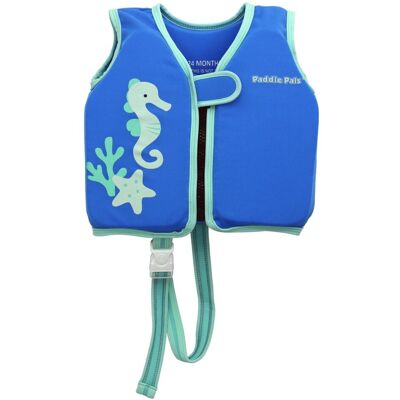 Paddle Pals - Baby Swim Vest with Adjustable Leg Strap Float Vest for Toddler 12-24 Months - Blue Paddle Pals - Baby Swim Vest with Adjustable Leg Strap Float Vest for Toddler 12-24 Months - Blue