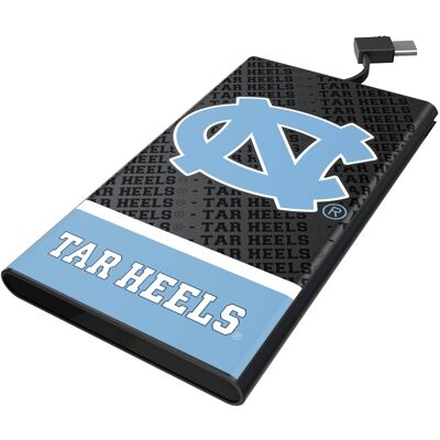 Keyscaper - North Carolina Tar Heels Endzone Plus 5000mAh Flat Powerbank - Black Keyscaper - North Carolina Tar Heels Endzone Plus 5000mAh Flat Powerbank - Black