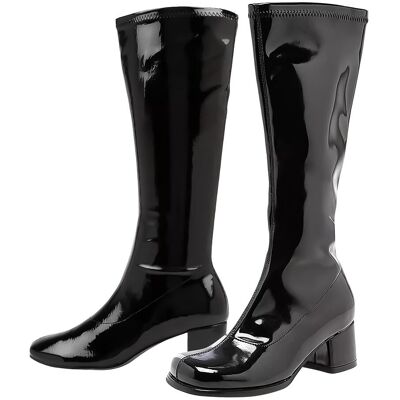 Ellie Shoes - 1.75 Inch Heel Costume Gogo Boots Child X-Small - Black Ellie Shoes - 1.75 Inch Heel Costume Gogo Boots Child X-Small - Black