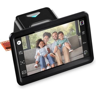 HP - FilmScan Touch Film & Slide Scanner (7" LCD) - Convert Negatives & Slides to Stunning 22MP Photos - Black HP - FilmScan Touch Film & Slide Scanner (7" LCD) - Convert Negatives & Slides to Stunning 22MP Photos - Black