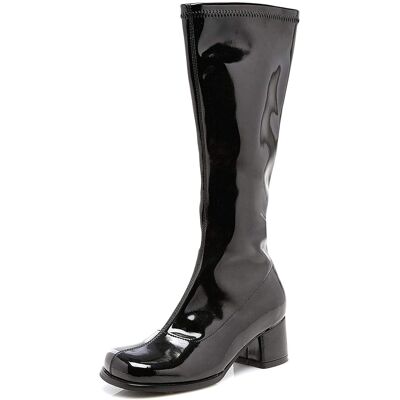 Ellie Shoes - 1.75 Inch Heel Costume Gogo Boots Child X-Large - Black Ellie Shoes - 1.75 Inch Heel Costume Gogo Boots Child X-Large - Black
