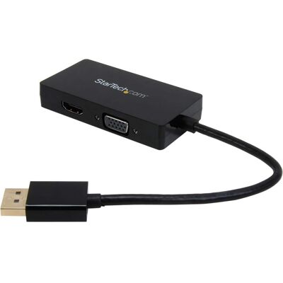 StarTech.com - DP2VGDVHD Travel A/V adapter: 3-in-1 DisplayPort to VGA DVI or HDMI converter StarTech.com - DP2VGDVHD Travel A/V adapter: 3-in-1 DisplayPort to VGA DVI or HDMI converter