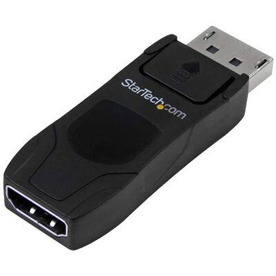 StarTech.com - StarTech 4K 20 Pin DisplayPort Male to 19 Pin HDMI Female Adapter - Black StarTech.com - StarTech 4K 20 Pin DisplayPort Male to 19 Pin HDMI Female Adapter - Black