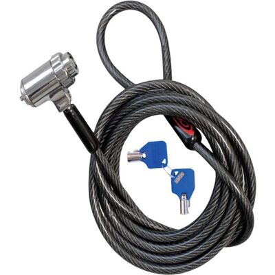 CODi - Chassis Key Cable Lock - Master Keyed Lock - Steel, Galvanized Steel - 6ft CODi - Chassis Key Cable Lock - Master Keyed Lock - Steel, Galvanized Steel - 6ft