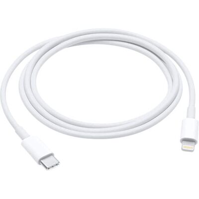 Apple - 2 m USB Type C-to-Lightning Charging Cable - White Apple - 2 m USB Type C-to-Lightning Charging Cable - White