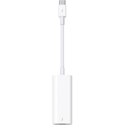 Apple - Thunderbolt 3 (USB-C) to Thunderbolt 2 Adapter - White Apple - Thunderbolt 3 (USB-C) to Thunderbolt 2 Adapter - White
