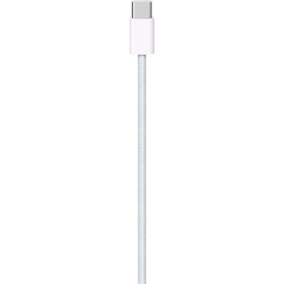 Apple - USB-C Woven Charge Cable (1m) - White Apple - USB-C Woven Charge Cable (1m) - White