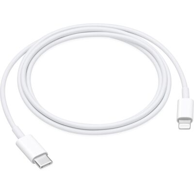 Apple - 3.3' (1M) USB-C to Lightning Cable - White Apple - 3.3' (1M) USB-C to Lightning Cable - White