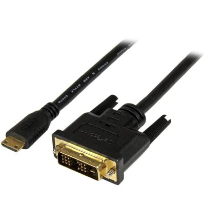 StarTech.com - StarTech 2m Mini HDMI Male to DVI-D Male Cable, 30 AWG StarTech.com - StarTech 2m Mini HDMI Male to DVI-D Male Cable, 30 AWG
