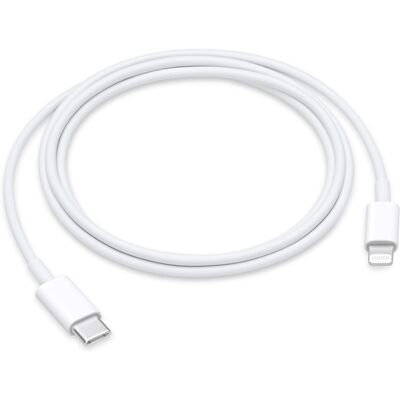 Apple - USB-C to Lightning Cable (1m) - White Apple - USB-C to Lightning Cable (1m) - White