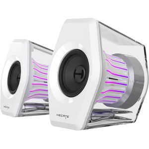 Edifier - G2000 Pro 2.0 Bluetooth Gaming Speakers with RGB Lighting (2-Piece) - White Edifier - G2000 Pro 2.0 Bluetooth Gaming Speakers with RGB Lighting (2-Piece) - White