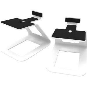 Kanto - SE6 Elevated Desktop Speaker Stands for Large Speakers - Pair - White Kanto - SE6 Elevated Desktop Speaker Stands for Large Speakers - Pair - White