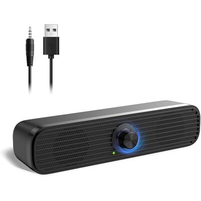 Dazzed Corner - Computer Speakers,USB Powered PC Speakers - Black Dazzed Corner - Computer Speakers,USB Powered PC Speakers - Black
