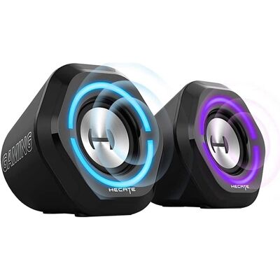 Edifier - G1000 2.0 Bluetooth Gaming Speakers with RGB Lighting (2-Piece) - Black Edifier - G1000 2.0 Bluetooth Gaming Speakers with RGB Lighting (2-Piece) - Black