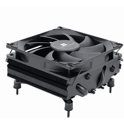 Thermalright - axp90 low-profile cpu air cooler 47mm height 92mm pwm fan - Black Thermalright - axp90 low-profile cpu air cooler 47mm height 92mm pwm fan - Black