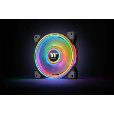 Thermaltake - Riing Quad Cooling Fan - Black Thermaltake - Riing Quad Cooling Fan - Black