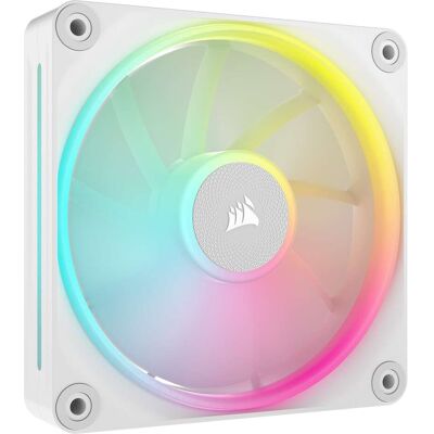 Corsair - iCUE LINK LX120 RGB 120mm PWM Single Case Fan Expansion - White Corsair - iCUE LINK LX120 RGB 120mm PWM Single Case Fan Expansion - White