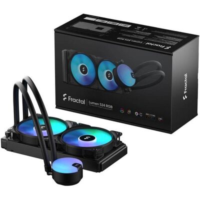 Fractal Design - Lumen S24 v2 AIO CPU Cooler - Supports Intel & AMD Sockets - RGB Fractal Design - Lumen S24 v2 AIO CPU Cooler - Supports Intel & AMD Sockets - RGB
