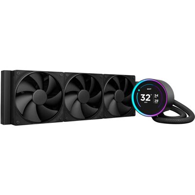 NZXT - Kraken Elite 360mm 2024 Radiator Liquid Cooler (3 x 120mm F Fans) with 2.72" IPS Display - Black NZXT - Kraken Elite 360mm 2024 Radiator Liquid Cooler (3 x 120mm F Fans) with 2.72" IPS Display - Black