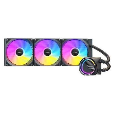 Antec - Skeleton 360 ARGB CPU Cooler, 360mm Rad, 3x120mm ARGB Fans, Intel LGA & AMD AM4/AM5 - Black Antec - Skeleton 360 ARGB CPU Cooler, 360mm Rad, 3x120mm ARGB Fans, Intel LGA & AMD AM4/AM5 - Black