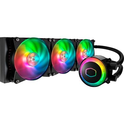 Cooler Master - MasterLiquid ML360R RGB 120mm Processor Liquid Cooling System with RGB Lighting - Black Cooler Master - MasterLiquid ML360R RGB 120mm Processor Liquid Cooling System with RGB Lighting - Black