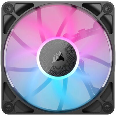 Corsair - iCUE LINK RX120 RGB 120mm PWM Computer Case Expansion Fan - Black Corsair - iCUE LINK RX120 RGB 120mm PWM Computer Case Expansion Fan - Black