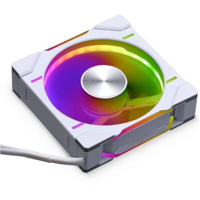 Phanteks - D30-120 DRGB PWM FAN, Premium D-RGB Performance Fan, ARGB/DRGB lighting, Daisy-chain Fan Linking system - White Phanteks - D30-120 DRGB PWM FAN, Premium D-RGB Performance Fan, ARGB/DRGB lighting, Daisy-chain Fan Linking system - White