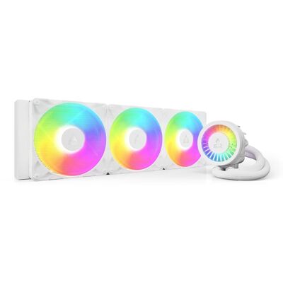Arctic - ACFRE00189A Liquid Freezer III Pro 420 A-RGB CPU Fans - White Arctic - ACFRE00189A Liquid Freezer III Pro 420 A-RGB CPU Fans - White