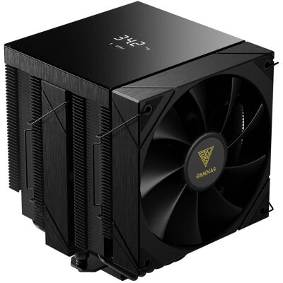 GAMDIAS - BOREAS P2-62D AMD/Intel CPU Air Cooler, 6 high performance Copper Heat Pipes, Dual fans, CPU Temp. and Fan RPM display - Black GAMDIAS - BOREAS P2-62D AMD/Intel CPU Air Cooler, 6 high performance Copper Heat Pipes, Dual fans, CPU Temp. and Fan RPM display - Black