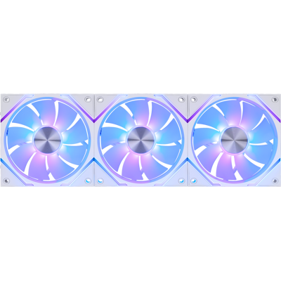MSI - MPG EZ120R 3x ARGB Fan, Magnetic, Mystic Sync, Fluid Bearing - White MSI - MPG EZ120R 3x ARGB Fan, Magnetic, Mystic Sync, Fluid Bearing - White