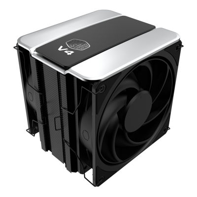 Cooler Master - V4 Alpha 3DHP CPU Cooler, Dual Fans, Quiet, AMD/Intel Compatible - Black Cooler Master - V4 Alpha 3DHP CPU Cooler, Dual Fans, Quiet, AMD/Intel Compatible - Black