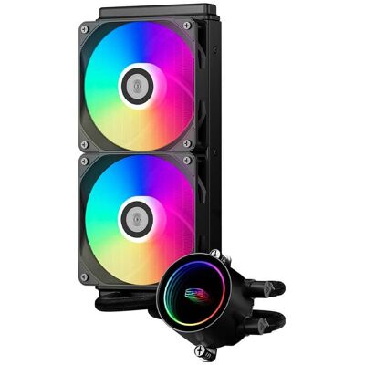 PCCOOLER - DA240 ARGB BK CPU Liquid Cooler with 120mm PWM ARGB FAN - Black PCCOOLER - DA240 ARGB BK CPU Liquid Cooler with 120mm PWM ARGB FAN - Black